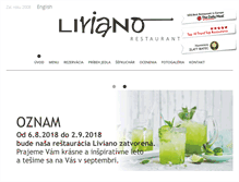 Tablet Screenshot of liviano.sk